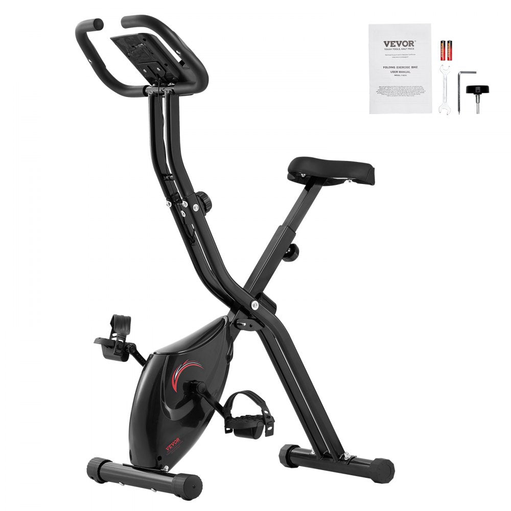 Y-B206 - 3-in-1 Folding Exercise Bike with Adjustable Resistance & Portability