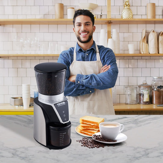 BD-CG001 - 40mm Stainless Steel Burr Coffee Grinder with 51 Settings