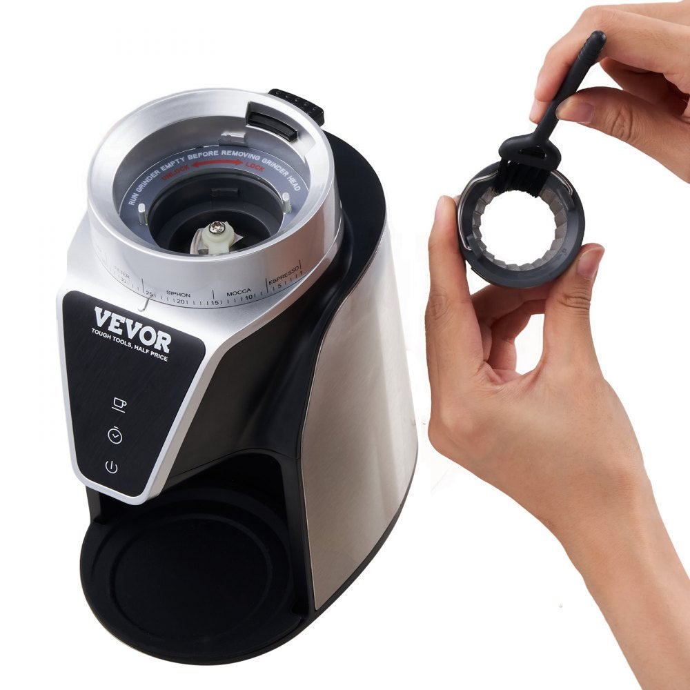 BD-CG001 - 40mm Stainless Steel Burr Coffee Grinder with 51 Settings