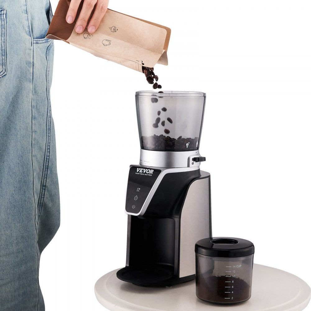 BD-CG001 - 40mm Stainless Steel Burr Coffee Grinder with 51 Settings