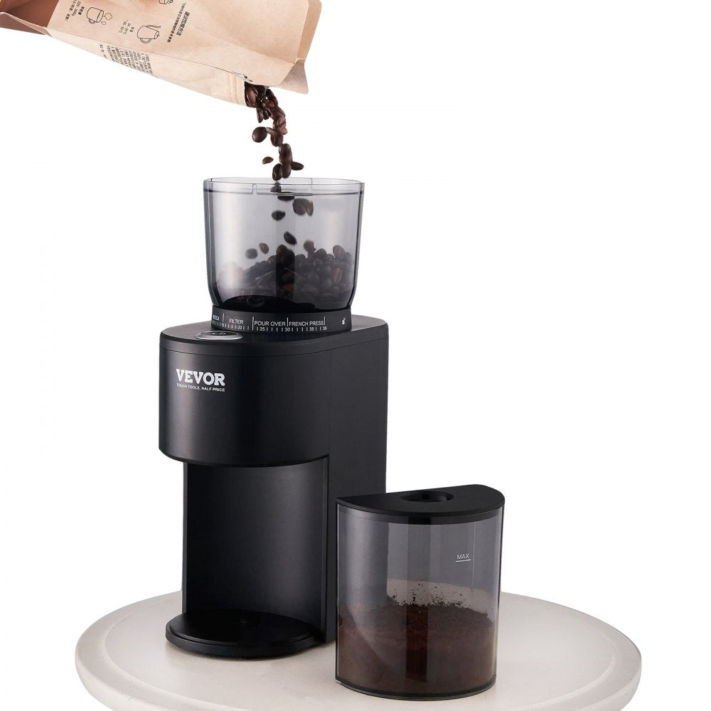 BD-CG011A - 38-Setting VEVOR Coffee Grinder for Drip and Espresso Use
