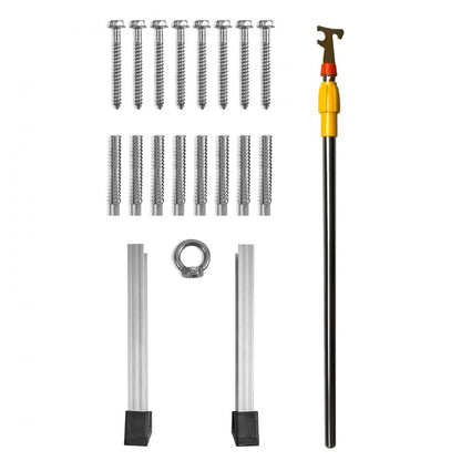 A7 - 22.5"x63" Foldable Attic Ladder, 350lb Capacity & Insulated Door