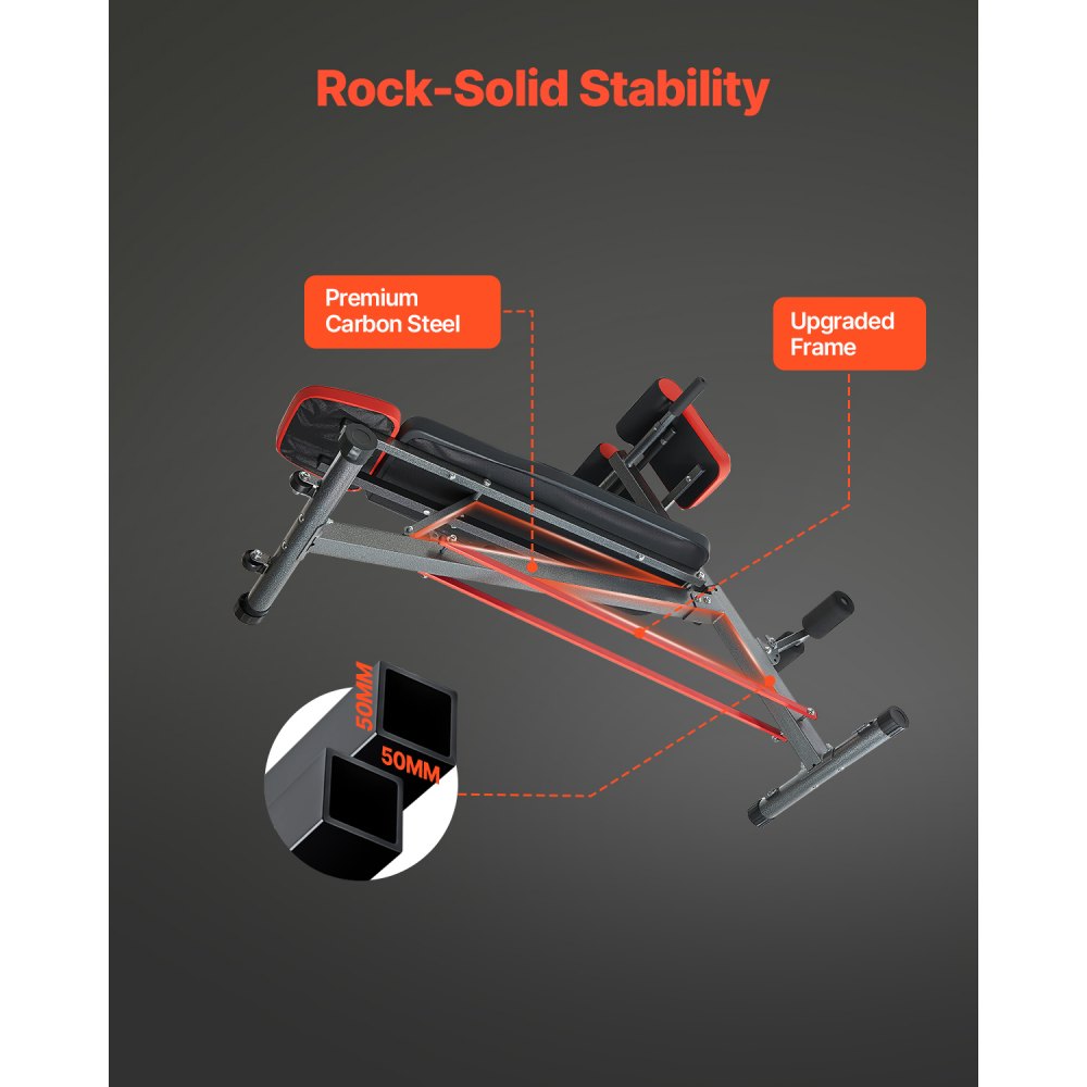 SJ1018 - High Capacity Hyperextension Bench for Full Body Workouts