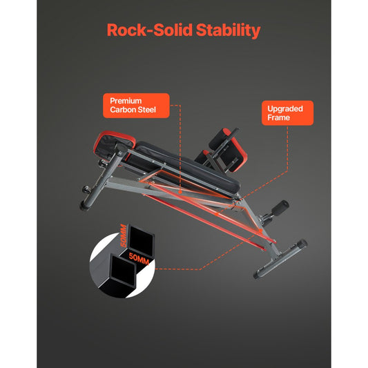 SJ1018 - High Capacity Hyperextension Bench for Full Body Workouts