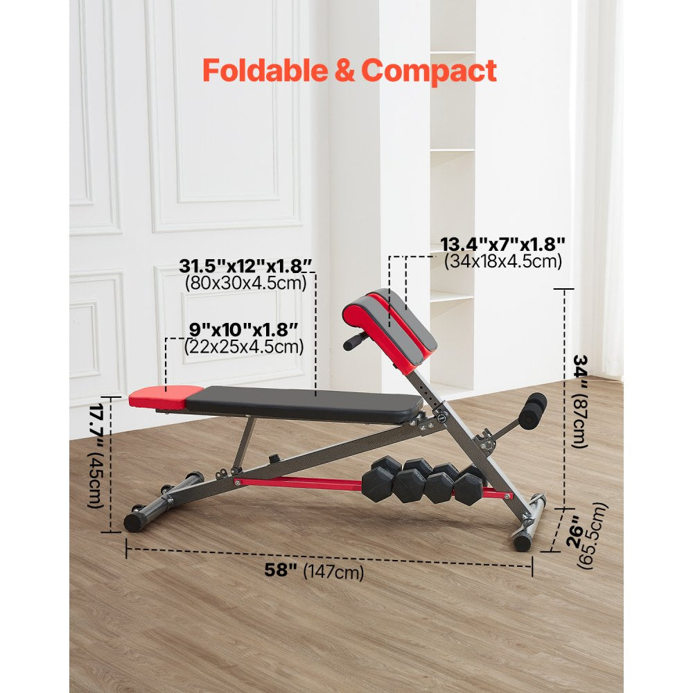 SJ1018 - High Capacity Hyperextension Bench for Full Body Workouts
