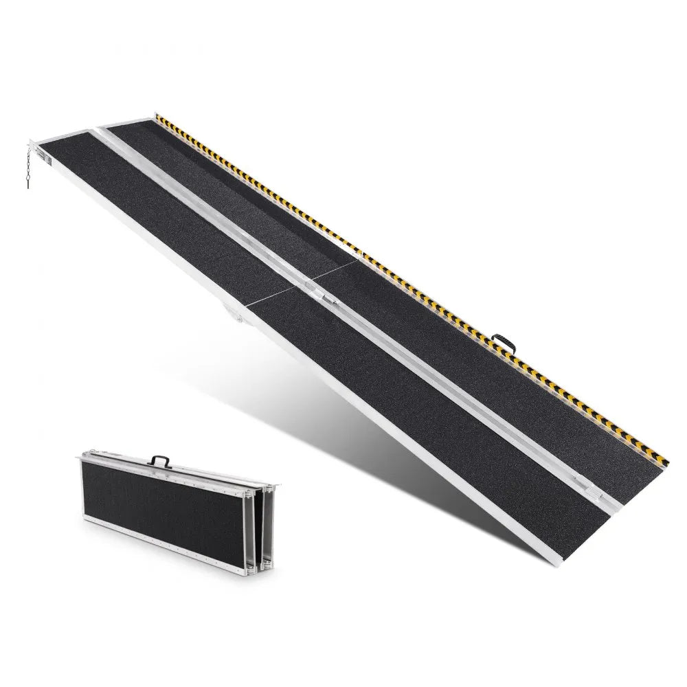CUEI5QV0 - 10 ft Lightweight Aluminum Wheelchair Ramp, 800 lbs Capacity