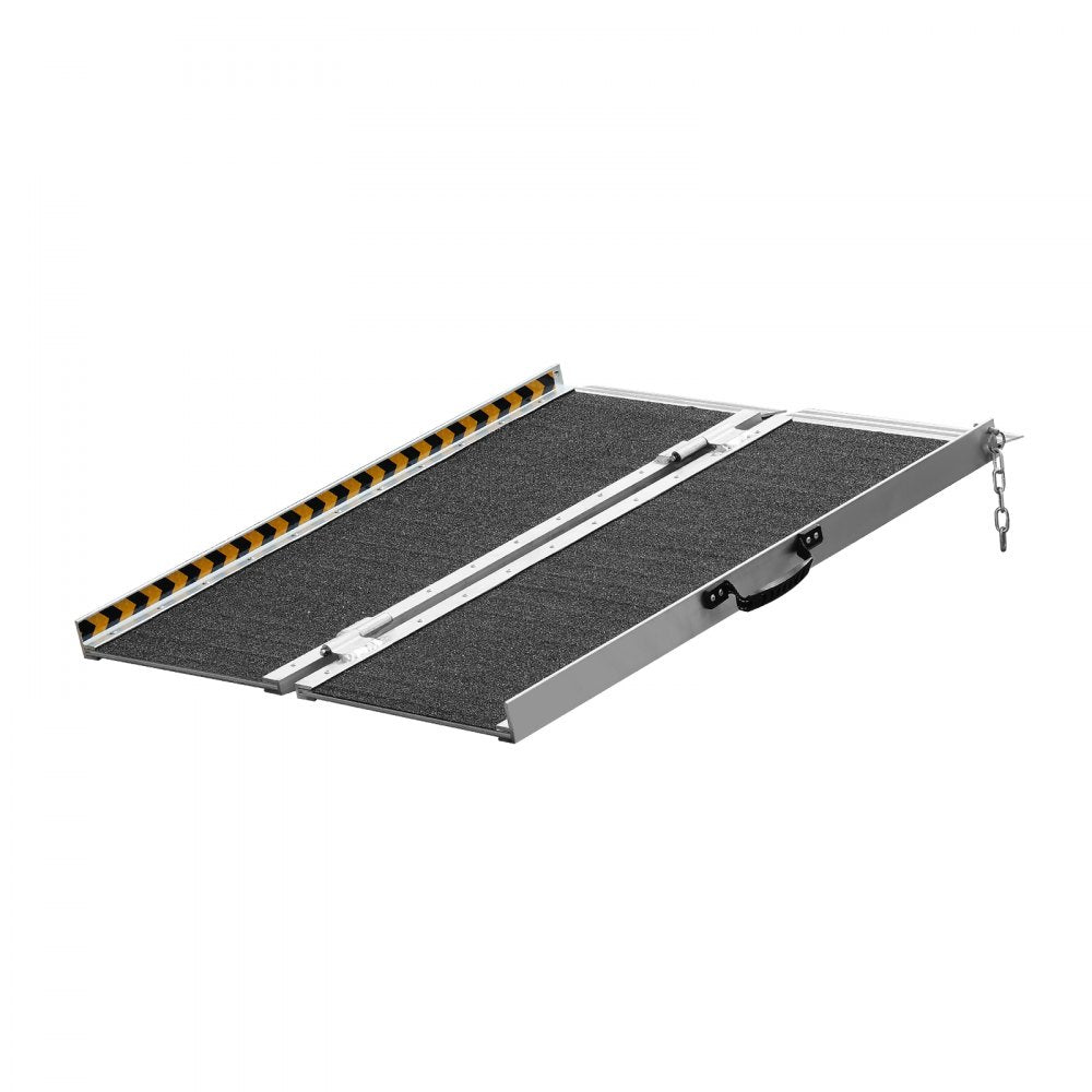 19UQ9FV0 - 3 ft Aluminum Wheelchair Ramp, 800 lbs Capacity, Foldable Design