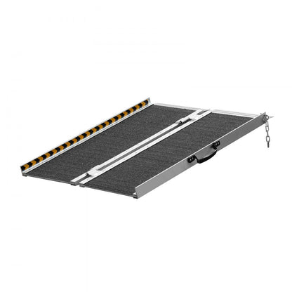 19UQ9FV0 - 3 ft Aluminum Wheelchair Ramp, 800 lbs Capacity, Foldable Design