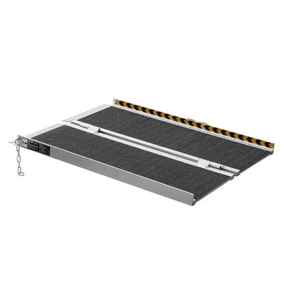 19UQ9FV0 - 3 ft Aluminum Wheelchair Ramp, 800 lbs Capacity, Foldable Design
