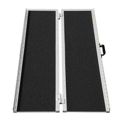 12YUIHV0 - Lightweight 5ft Aluminum Wheelchair Ramp for Easy Accessibility