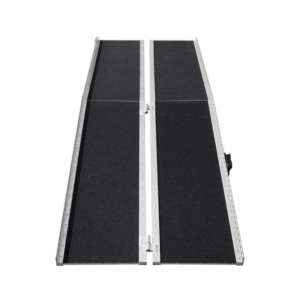 13E5LEV0 - 7 ft Portable Aluminum Wheelchair Ramp, 800 lbs Capacity