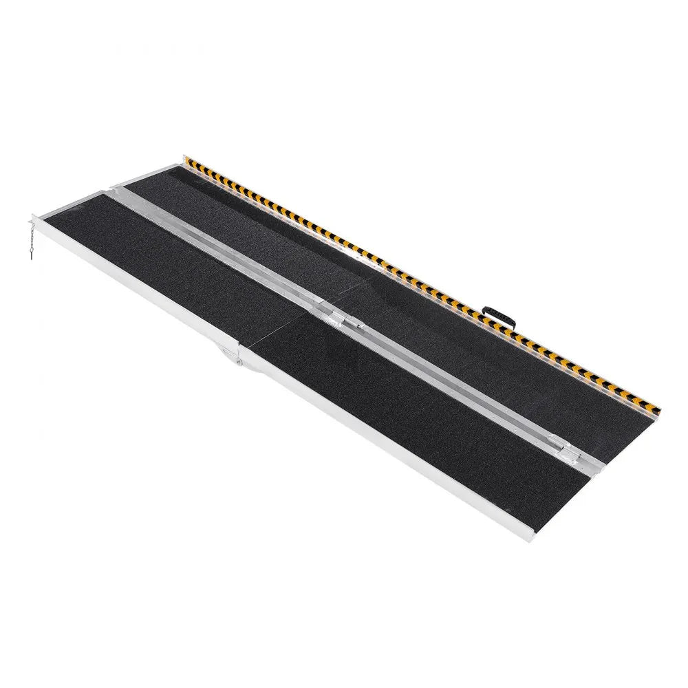 13E5LEV0 - 7 ft Portable Aluminum Wheelchair Ramp, 800 lbs Capacity
