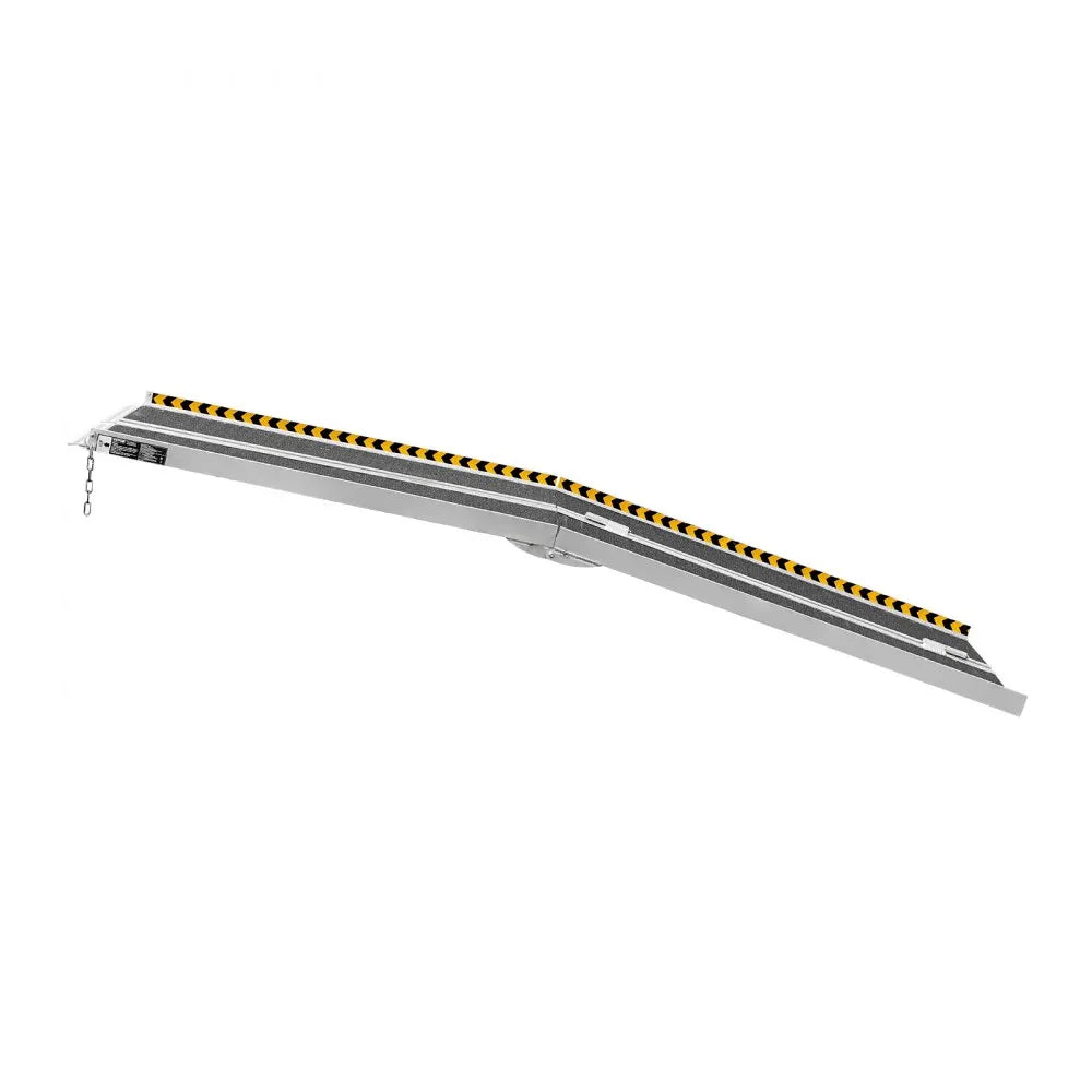 13E5LEV0 - 7 ft Portable Aluminum Wheelchair Ramp, 800 lbs Capacity