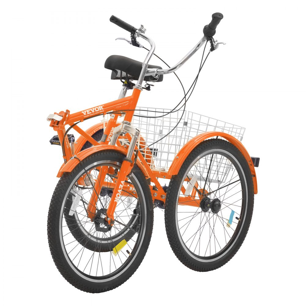 SS002-5B - 24-Inch Foldable Tricycle for Easy Transport and Storage