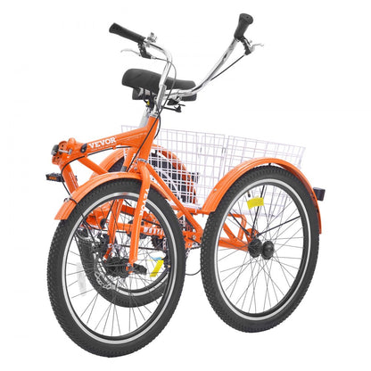 SS001-5 - 24-Inch Lightweight Aluminum Alloy Foldable Tricycle for Adults