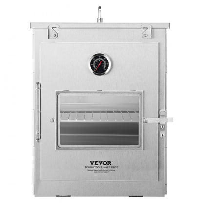 T35-1 - Compact 3-Tier Stainless Steel Camping Oven, 12.2x12.6x17.3 Inches