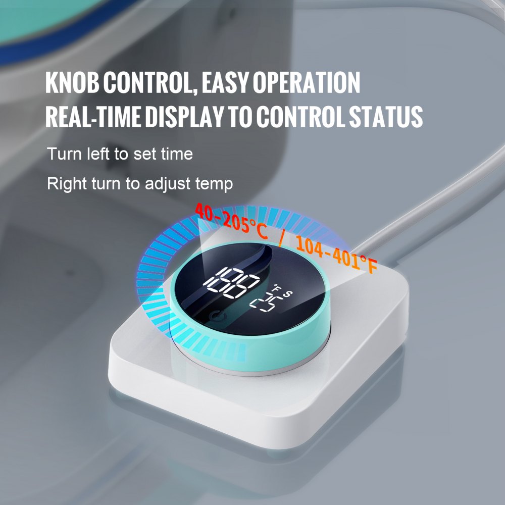 010904582725 - 15x12in VEVOR Auto Heat Press for Effortless Design Transfers