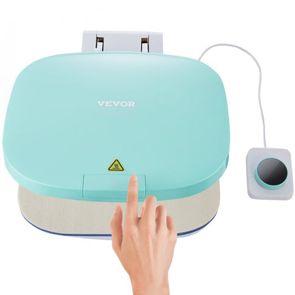 010904582725 - 15x12in VEVOR Auto Heat Press for Effortless Design Transfers