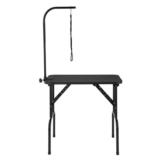 GT-202 - Stainless Steel 32'' Grooming Table with Adjustable Clamp Arm