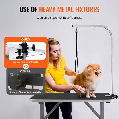 GT-210S - Durable Stainless Steel Pet Grooming Arm for Up to 330 lbs