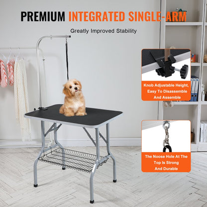 GT-210S - Durable Stainless Steel Pet Grooming Arm for Up to 330 lbs