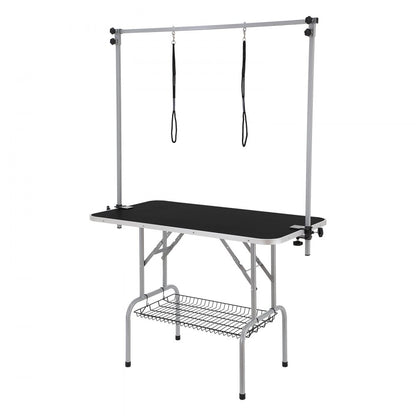GT-202H - 46'' Durable Stainless Steel Grooming Table for Medium Pets