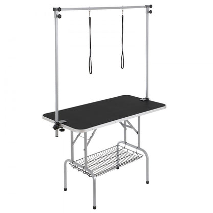 GT-202H - 46'' Durable Stainless Steel Grooming Table for Medium Pets