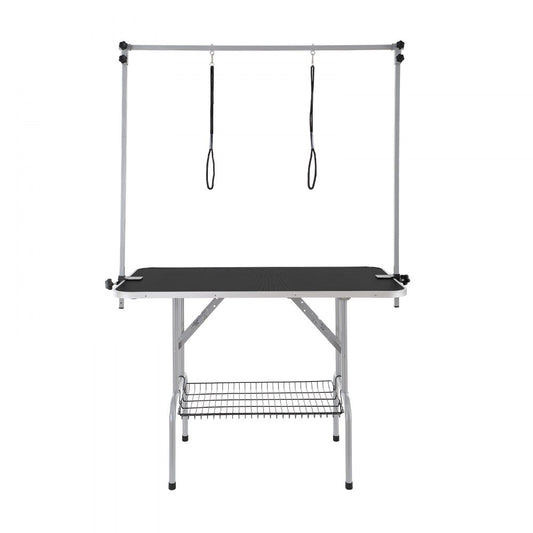 GT-202H - 46'' Durable Stainless Steel Grooming Table for Medium Pets