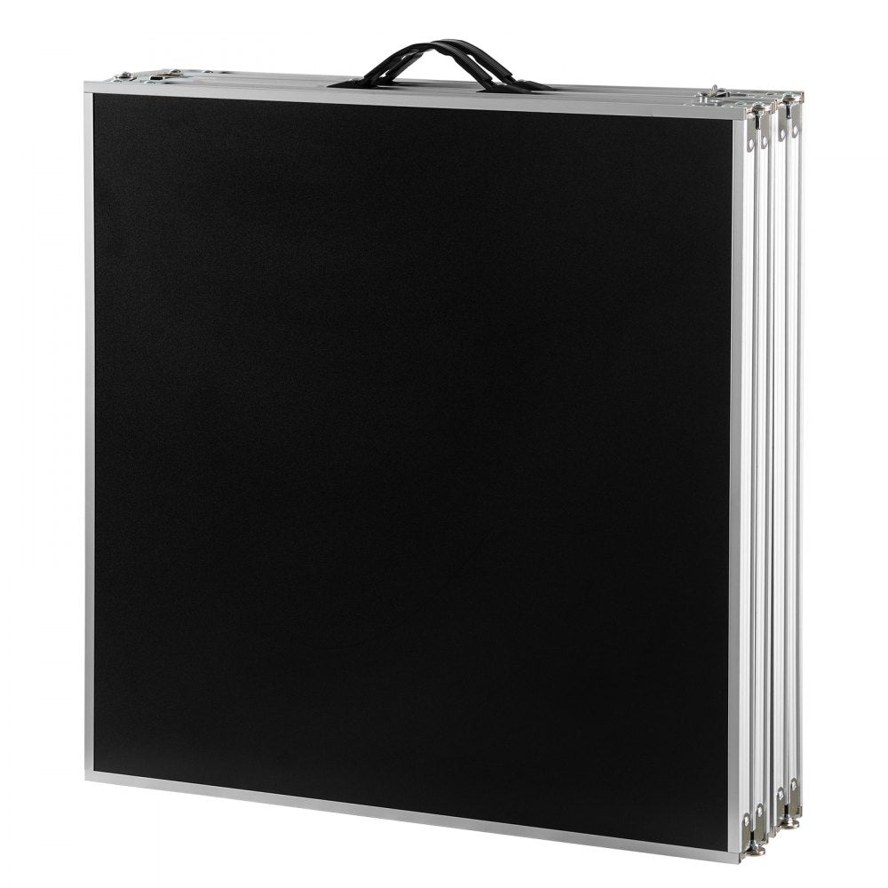BP-01-2 - 8ft Folding Beer Pong Table with Storage & Carry Handle