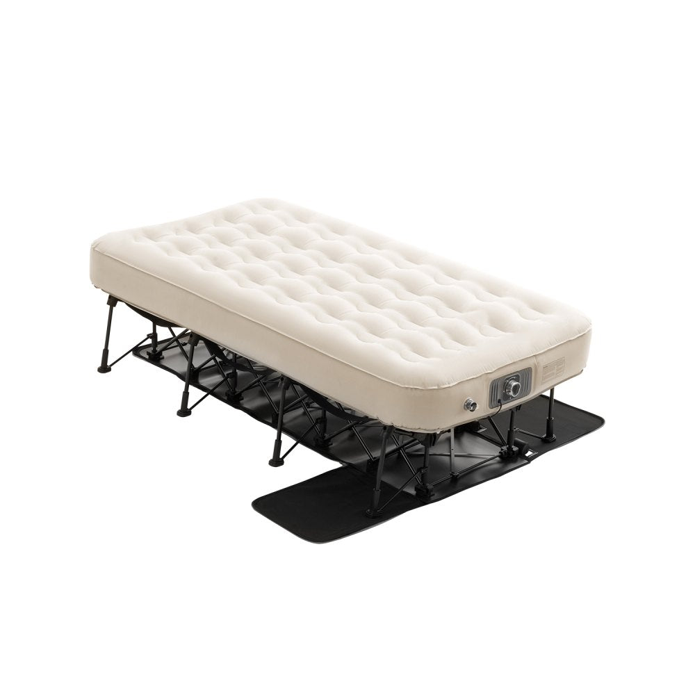 BF003 - Durable Inflatable Camping Bed with Built-in Pump, 2-Minute Setup
