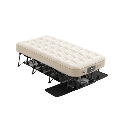 BF003 - Durable Inflatable Camping Bed with Built-in Pump, 2-Minute Setup