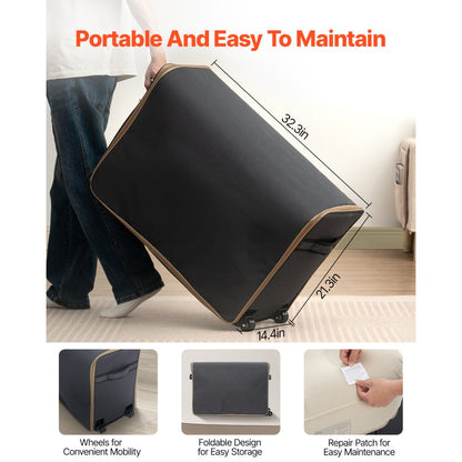 BF004 - Durable Inflatable Camping Bed with Built-in Pump, 2-Person Capacity