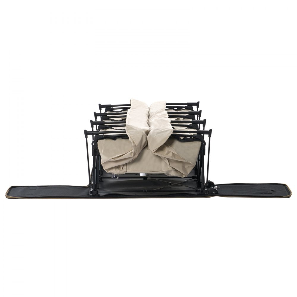 BF004 - Durable Inflatable Camping Bed with Built-in Pump, 2-Person Capacity