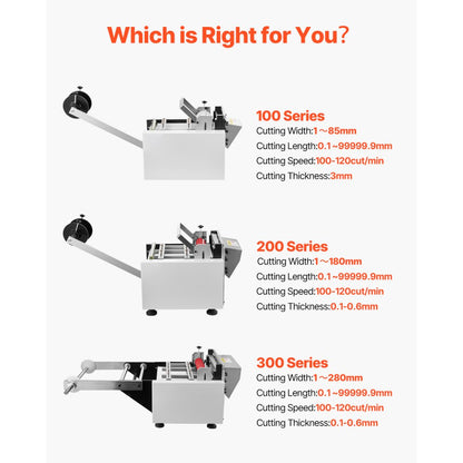 HZX-100 - Automatic Tube Cutter, 1-85mm Width, 100 Cuts/Min