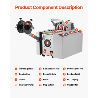 HZX-100 - Automatic Tube Cutter, 1-85mm Width, 100 Cuts/Min