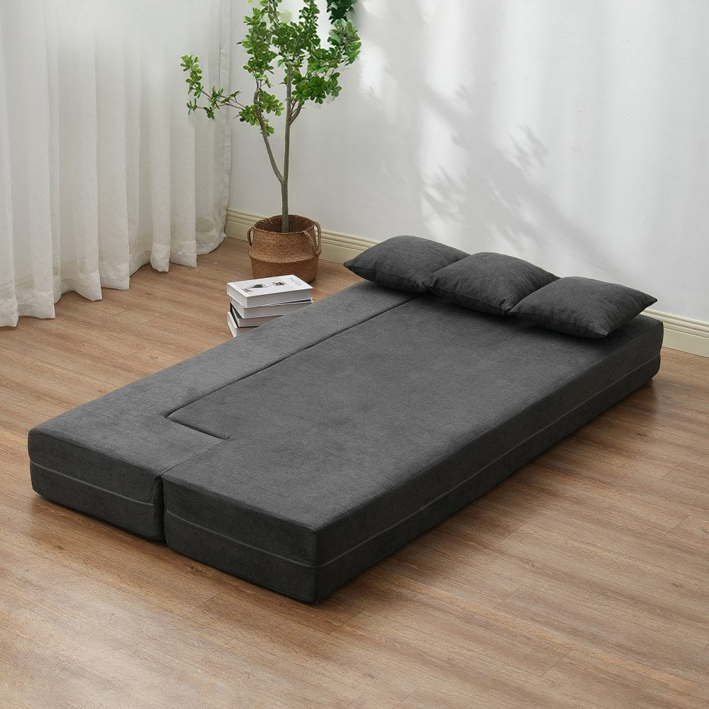 ZDSFD-5 - Compact Foam Folding Sofa Bed with Washable Cover, 40.55" x 75.98"