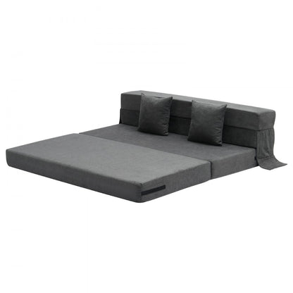ZDSFD-3 - 3-in-1 Folding Sofa Bed with Memory Foam and Washable Cover