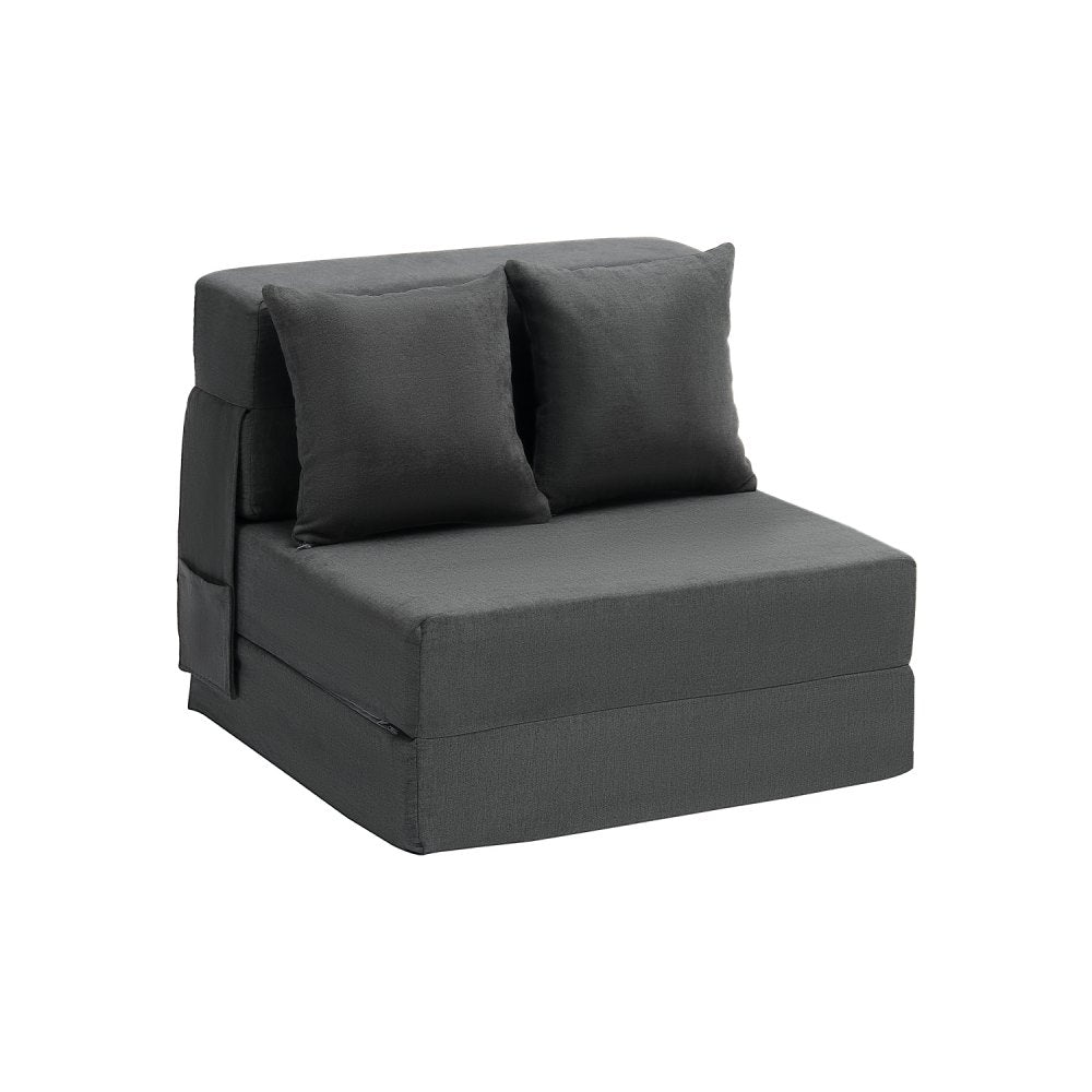 ZDSFD-1 - Versatile Folding Sofa Bed with Velvet Cover and Lumbar Support