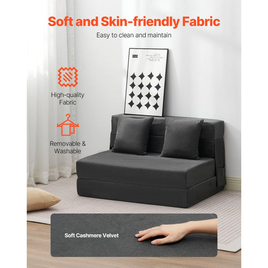 ZDSFD-2 - Versatile 3-in-1 Folding Sofa Bed with Memory Foam