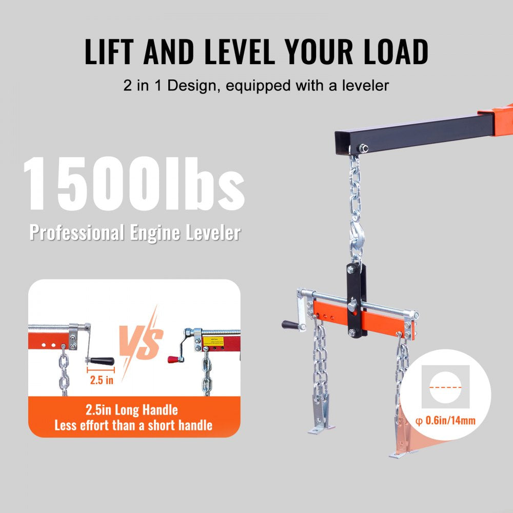 2-1 EHL - 2 Ton Hydraulic Engine Hoist for Easy Lifting