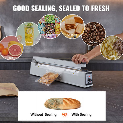 PFS-400L - 16" Portable Impulse Sealer for Food & Crafts