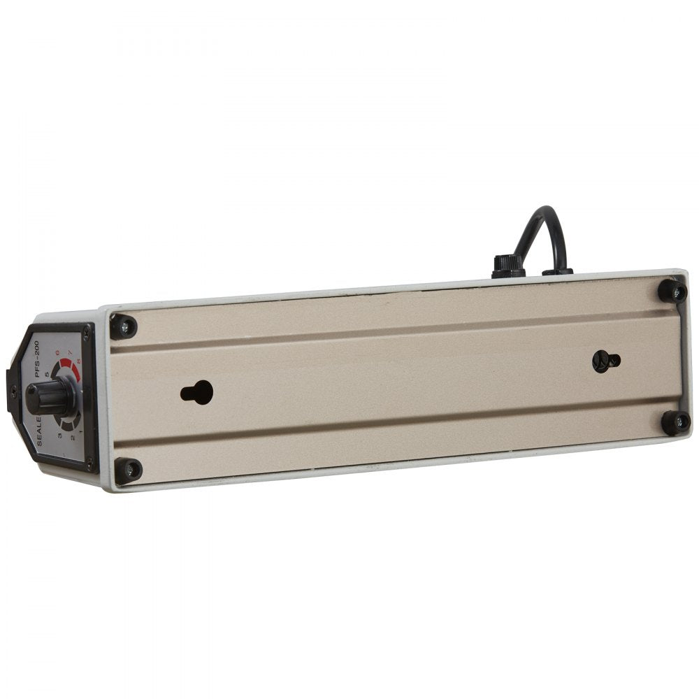 PFS-200L - 8" Manual Impulse Sealer with Adjustable Heat Settings