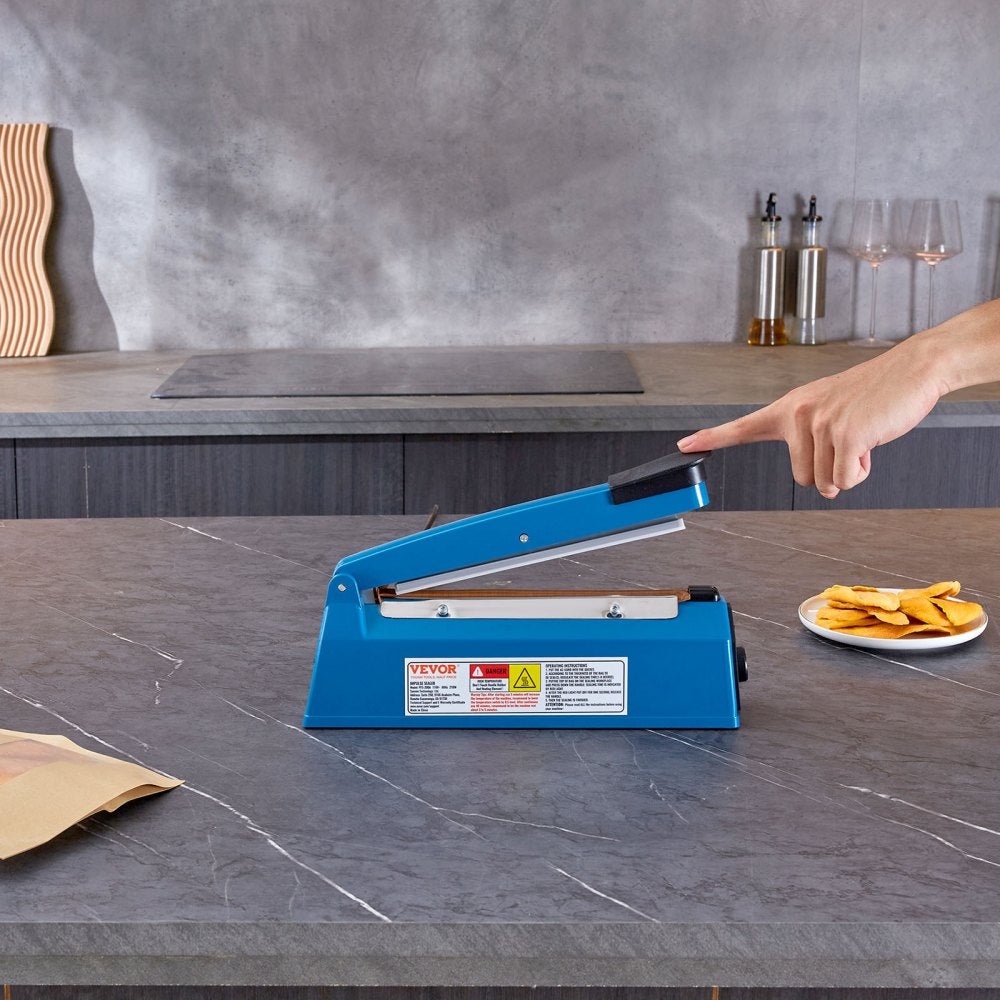PFS-200A - 8" VEVOR Manual Impulse Sealer with 8 Heat Settings