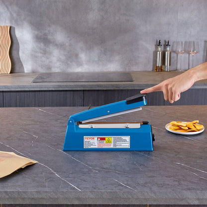 PFS-200A - 8" VEVOR Manual Impulse Sealer with 8 Heat Settings