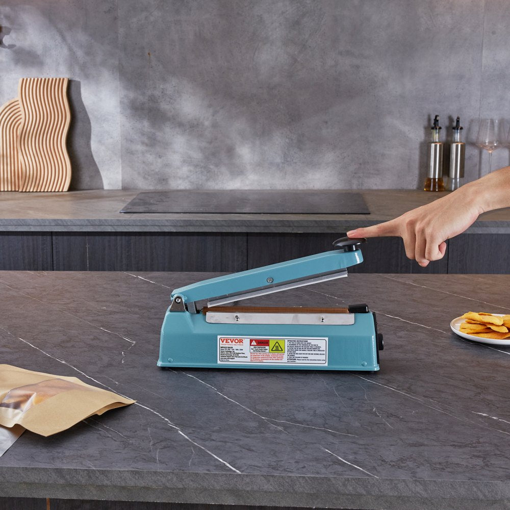 PFS-200I - Durable 8" VEVOR Impulse Sealer with Adjustable Heat Settings