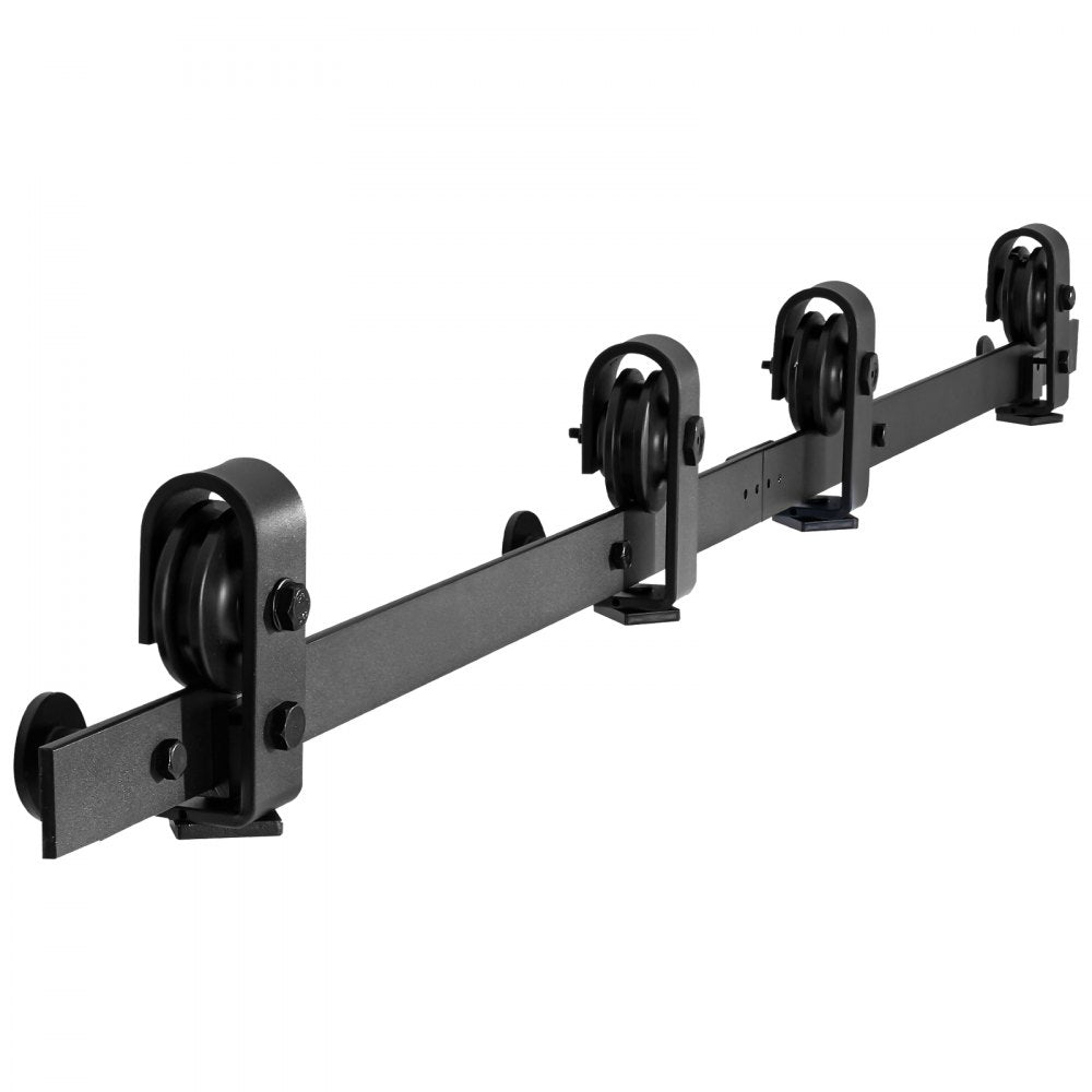 60IN-2D-4K - 60" Bifolding Barn Door Hardware for Four 14" Doors