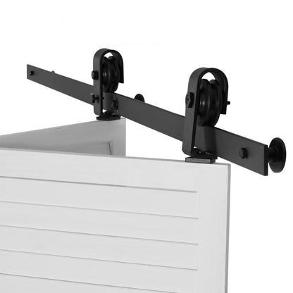 52IN-2D-3K - Heavy-Duty Bi-Fold Barn Door Hardware Track Kit for 24" Doors