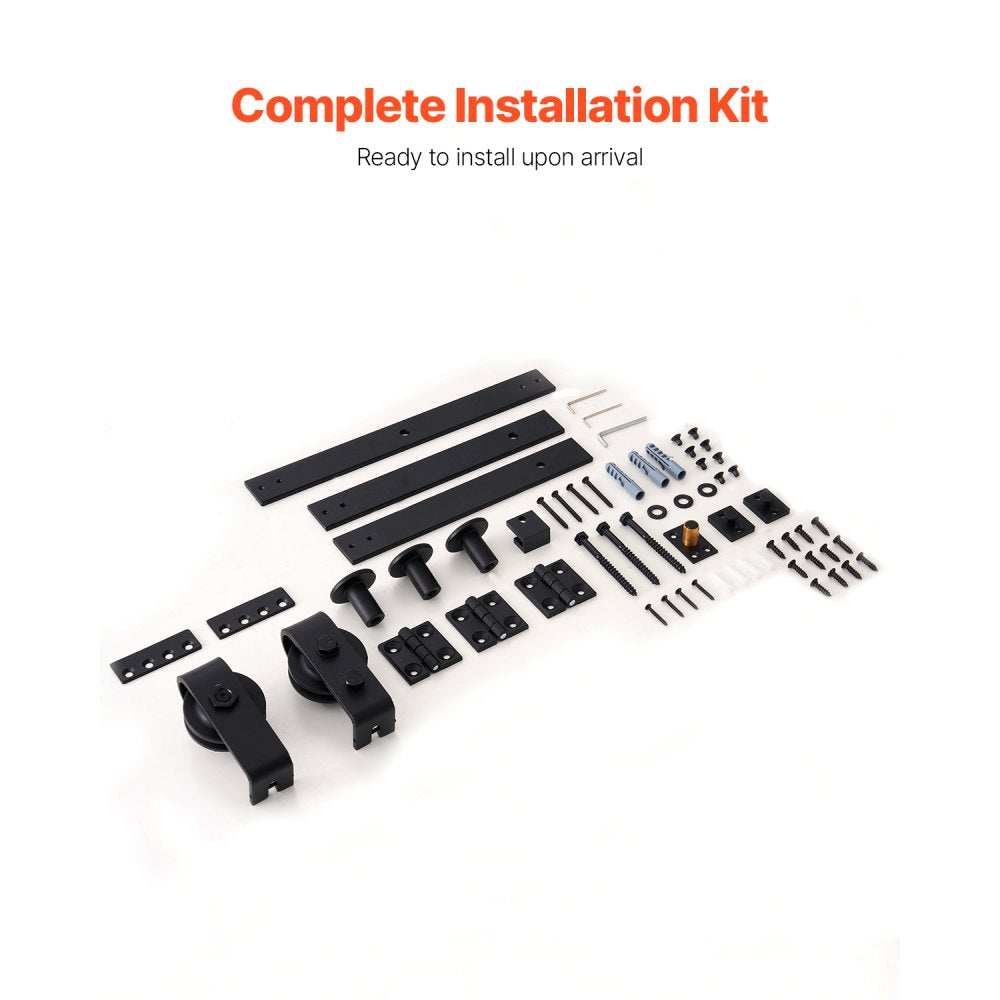 36IN-3D-3K - 36" Bi-Fold Barn Door Track Kit, 330 lb Capacity