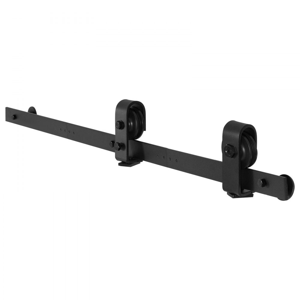 40IN-3D-3K - 40" Black Folding Barn Door Hardware Kit, 330 lbs Capacity