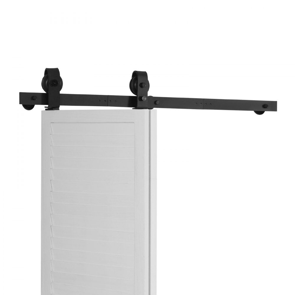 40IN-3D-3K - 40" Black Folding Barn Door Hardware Kit, 330 lbs Capacity